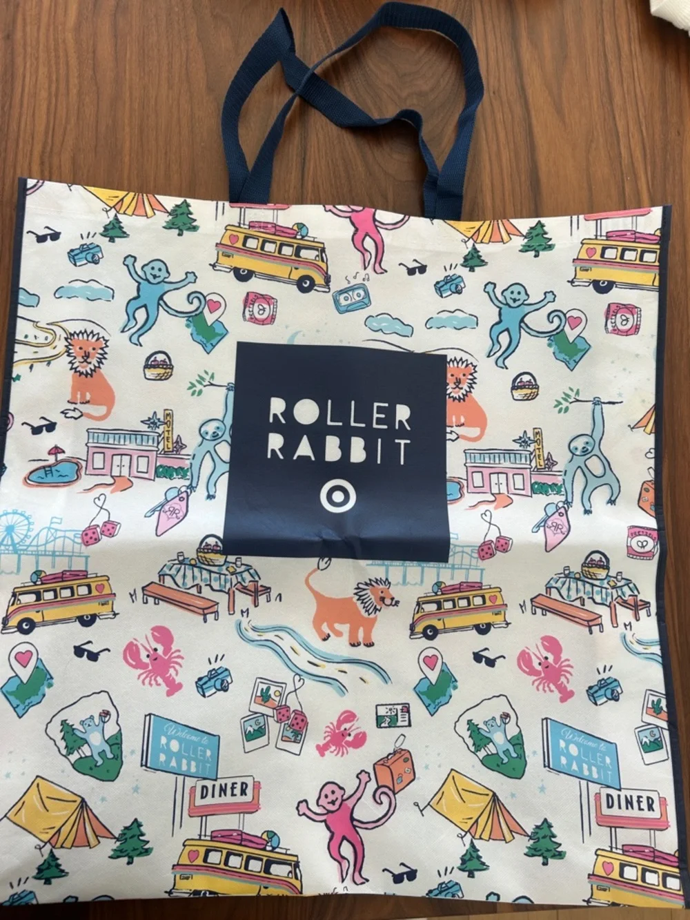 Roller Rabbit x Target Reusable Shopping Bag - Picture 1 of 1